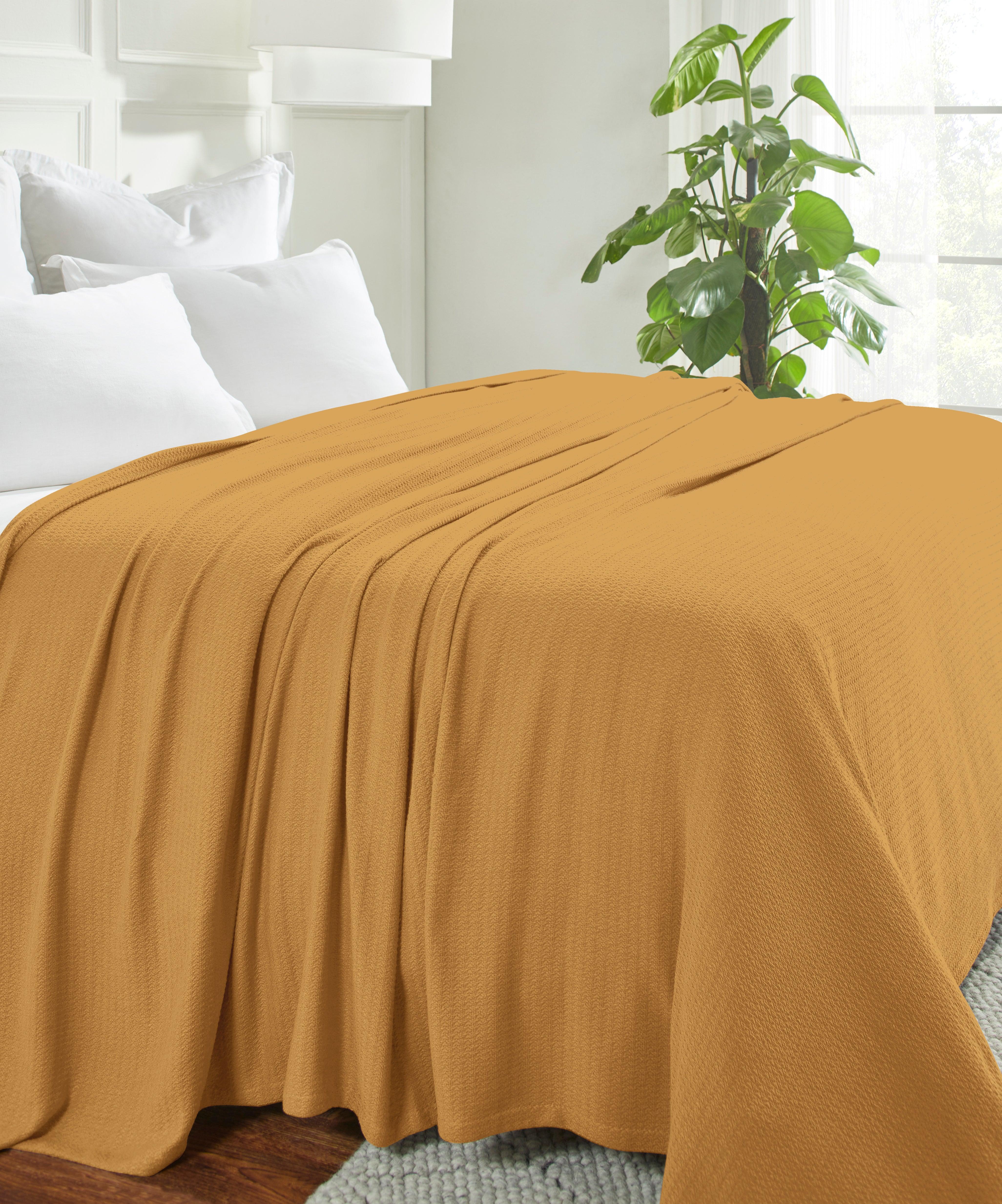100% Cotton Waffle Blanket – Cooling Waffle Weave, Lightweight & Breathable - Blanket by Superior Brand
