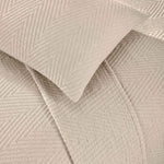 Aswan Cotton Medium Weight Textured Modern Chevron Woven Coverlet - Coverlet by Superior Brand