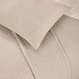 Aswan Cotton Medium Weight Textured Modern Chevron Woven Coverlet - Coverlet by Superior Brand