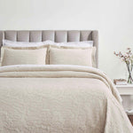 Cotton Bedspread Sets 3-Piece Hibiscus Floral Jacquard Matelassé - Bedspread by Superior Brand