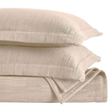 Zenith Cotton Medium Weight Geometric Matelasse Bedspread and Sham Set - Bedspread by Superior Brand