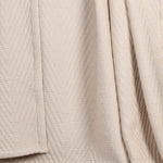 Aswan Cotton Medium Weight Textured Modern Chevron Woven Coverlet - Coverlet by Superior Brand