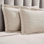 Cotton Bedspread Sets 3-Piece Hibiscus Floral Jacquard Matelassé - Bedspread by Superior Brand