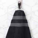 Zero Twist Cotton Ribbed Towel Set 6-Piece - Brea - Towel Set by Superior Brand