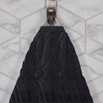 Chevron Zero Twist Solid and Jacquard Cotton 8 Piece Towel Set - Towel Set by Superior Brand