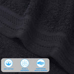 Cotton Waffle Border Towel Set 12-Piece - Honeycomb - Towel Set by Superior Brand