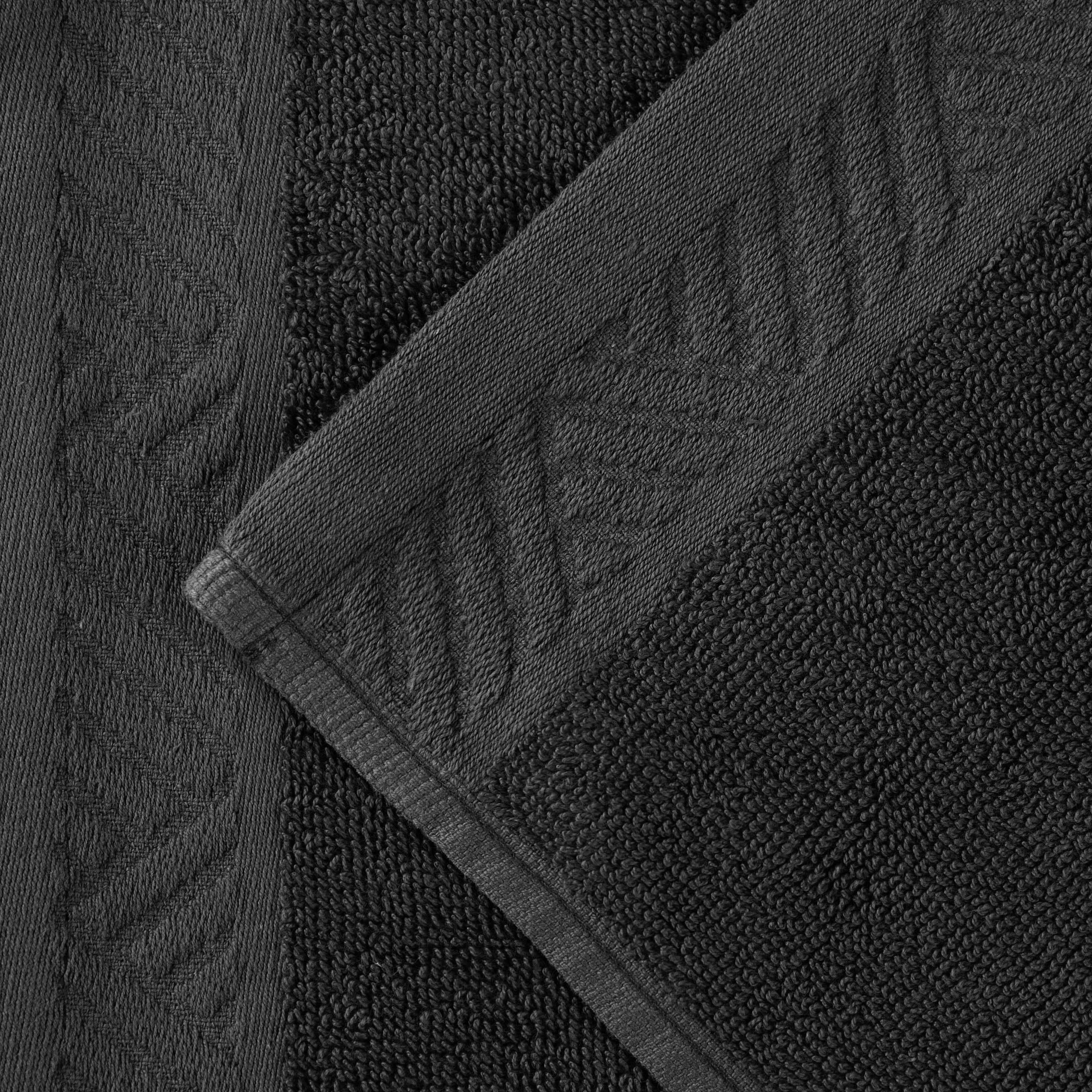 Egyptian Cotton Basketweave Solid Towel Set 3 Piece - Egyptian Cotton Towel Set by Superior Brand