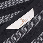 Brea Zero Twist Cotton Ribbed Geometric Border 9 Piece Towel Set - Towel Set by Superior Brand