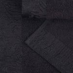 Wisteria Cotton Medium Weight Floral Jacquard Border 3 Piece Towel Set - Towel Set by Superior Brand