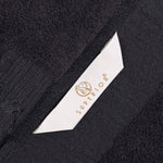 Wisteria Cotton Medium Weight Floral Jacquard Border 3 Piece Towel Set - Towel Set by Superior Brand