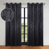 Leaves Room Darkening Grommet Blackout Curtain Panels, Set of 2 - Blackout Curtains by Superior Brand