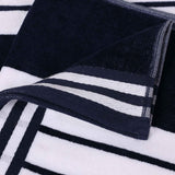 Striped Oversized Cotton Beach Towel Set of 2, 4, or 6 Piece - Beach Towel by Superior Brand