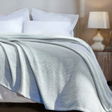 Maya Chenille Herringbone Soft Textured Medium Weight Cotton Blanket - Blanket by Superior Brand