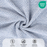 Maya Chenille Herringbone Soft Textured Medium Weight Cotton Blanket - Blanket by Superior Brand