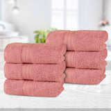 Cotton Terry Hand Towel Set 6-Piece - Atlas - Hand Towel Set by Superior Brand