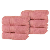 Cotton Terry Hand Towel Set 6-Piece - Atlas - Hand Towel Set by Superior Brand
