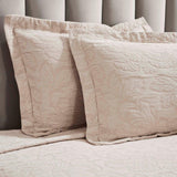Cotton Bedspread Sets 3-Piece Hibiscus Floral Jacquard Matelassé - Bedspread by Superior Brand