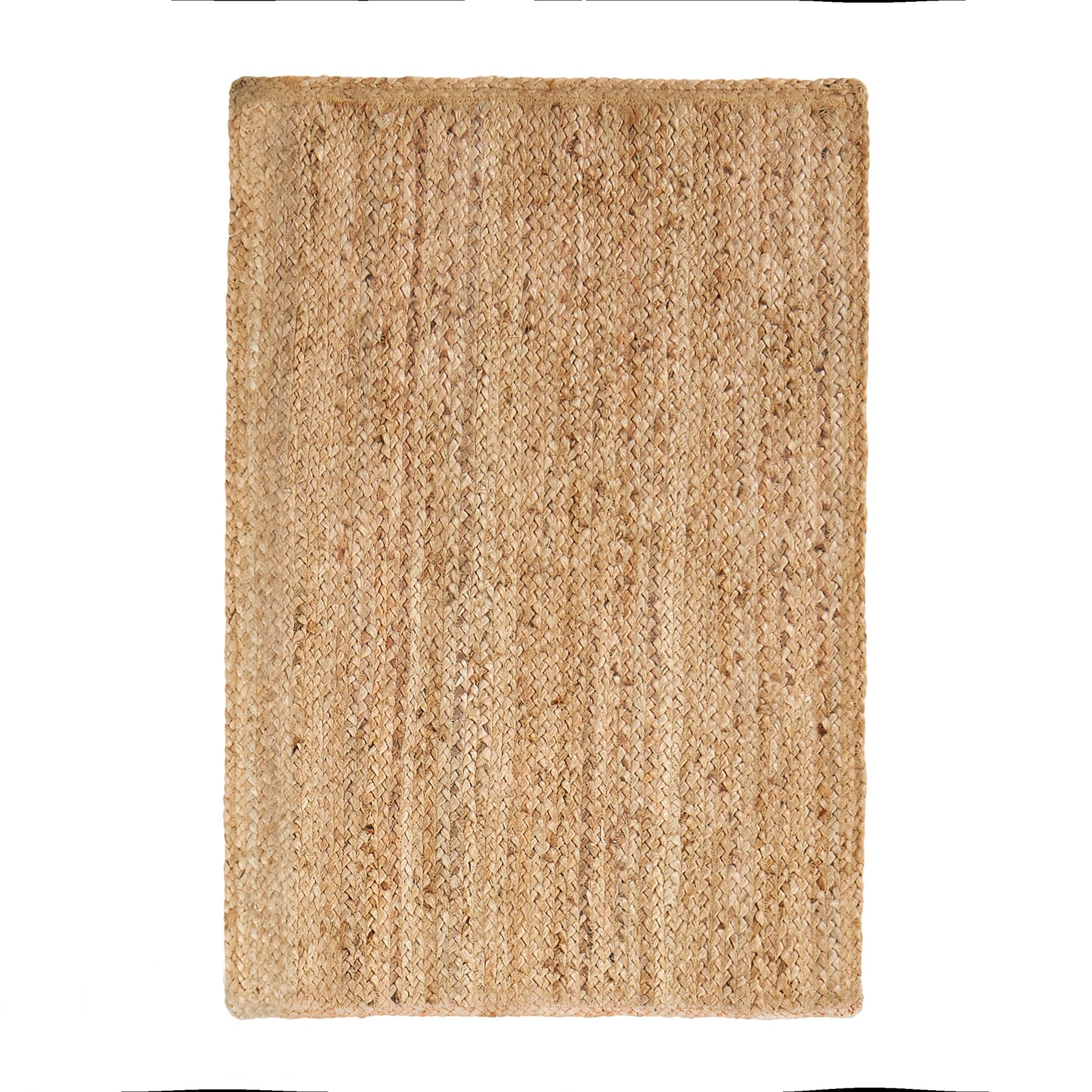 Handwoven Braided Jute Modern Farmhouse Reversible Indoor Area Rug