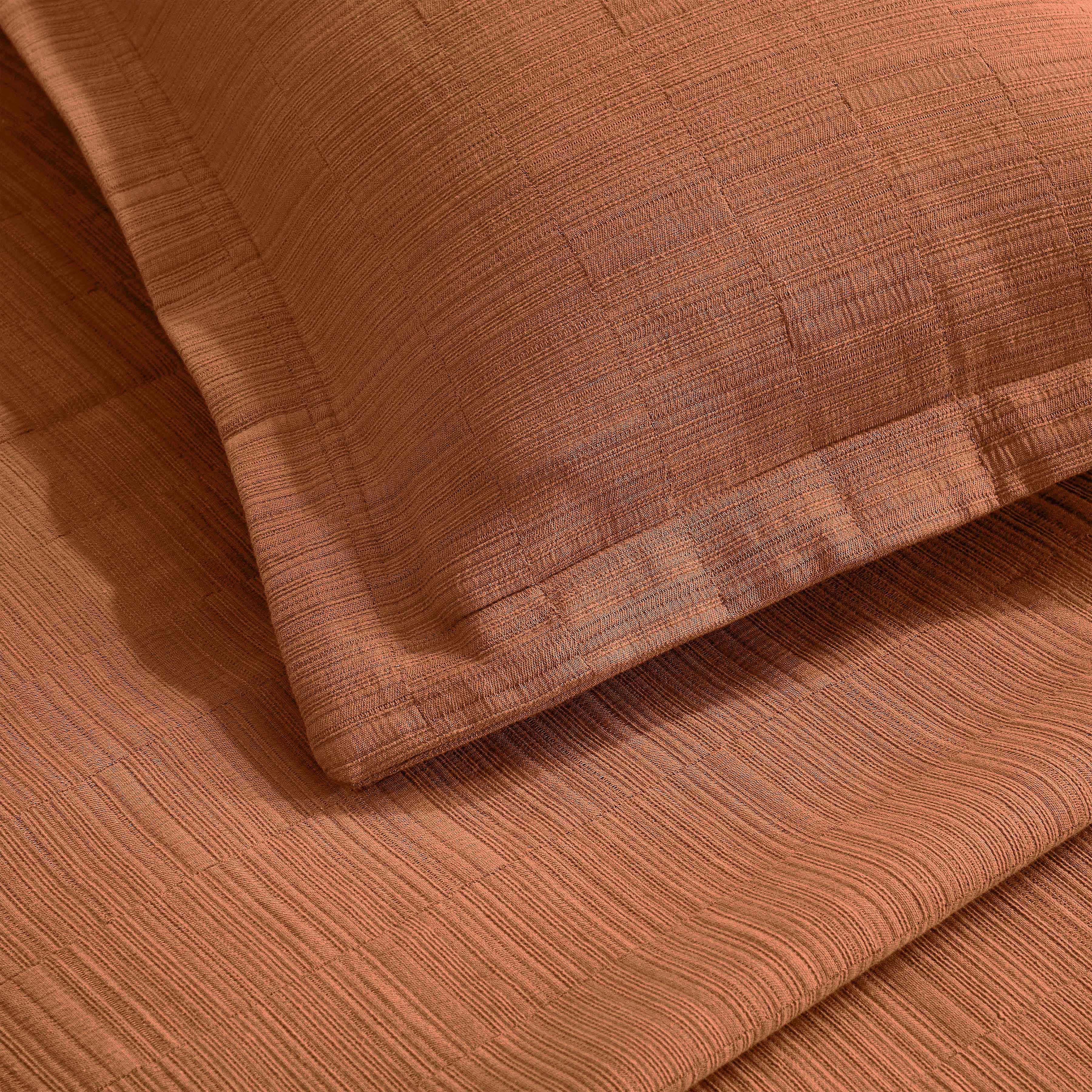 Zenith Cotton Medium Weight Geometric Matelasse Bedspread and Sham Set - Bedspread by Superior Brand