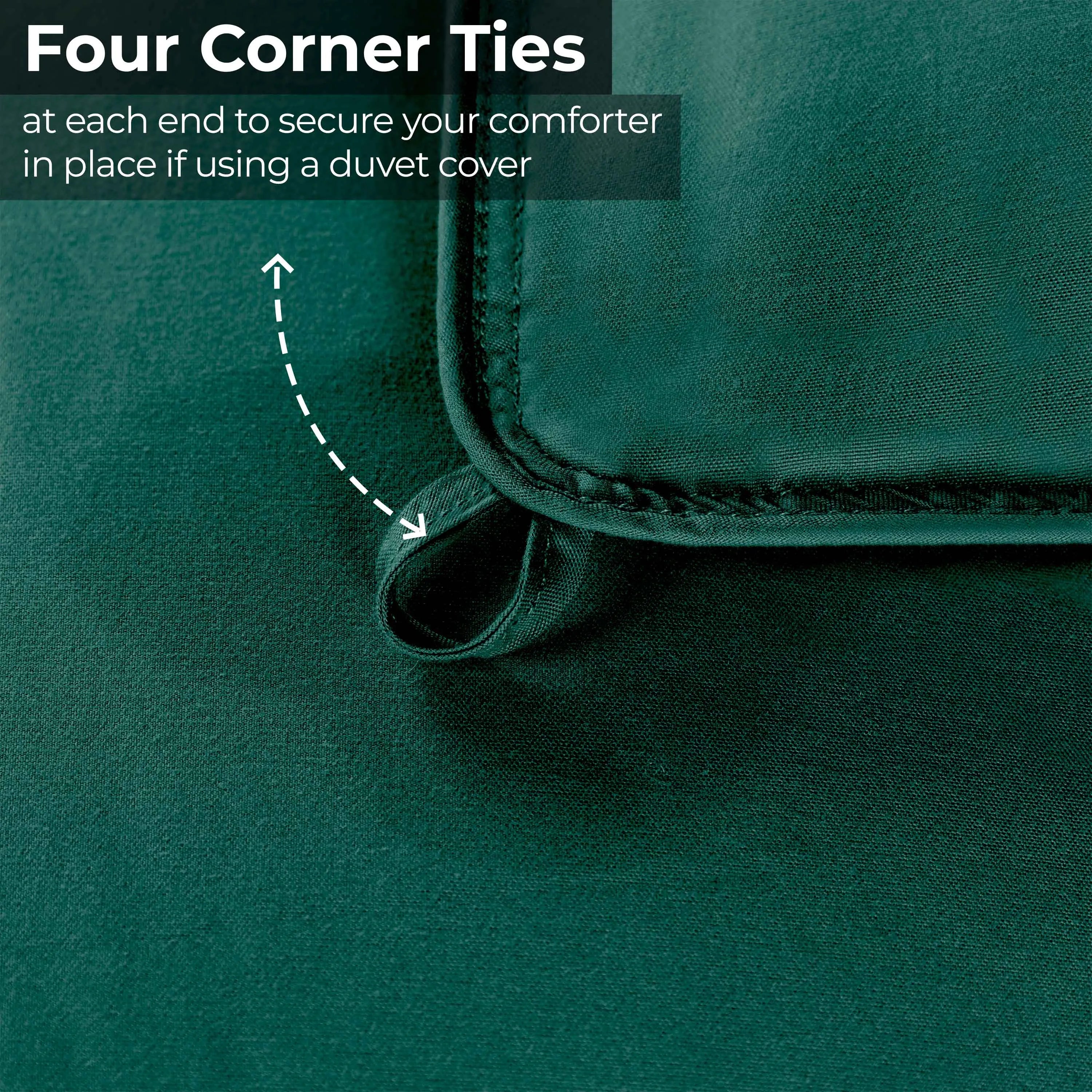 Brushed Microfiber Down Alternative Medium Weight Solid Comforter - Comforter by Superior Brand