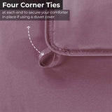 Brushed Microfiber Down Alternative Medium Weight Solid Comforter - Comforter by Superior Brand
