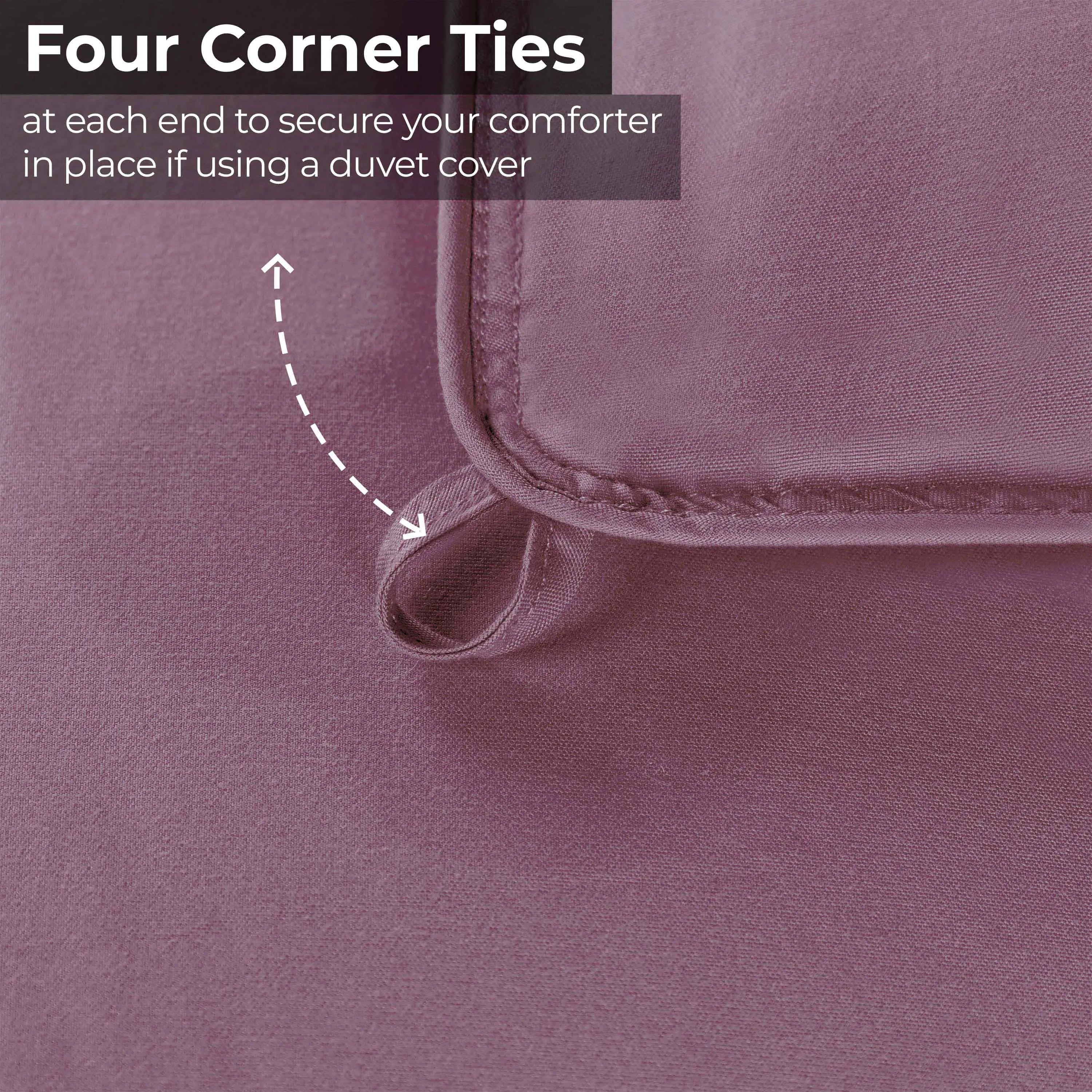 Brushed Microfiber Down Alternative Medium Weight Solid Comforter - Comforter by Superior Brand