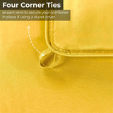 Brushed Microfiber Down Alternative Medium Weight Solid Comforter - Comforter by Superior Brand