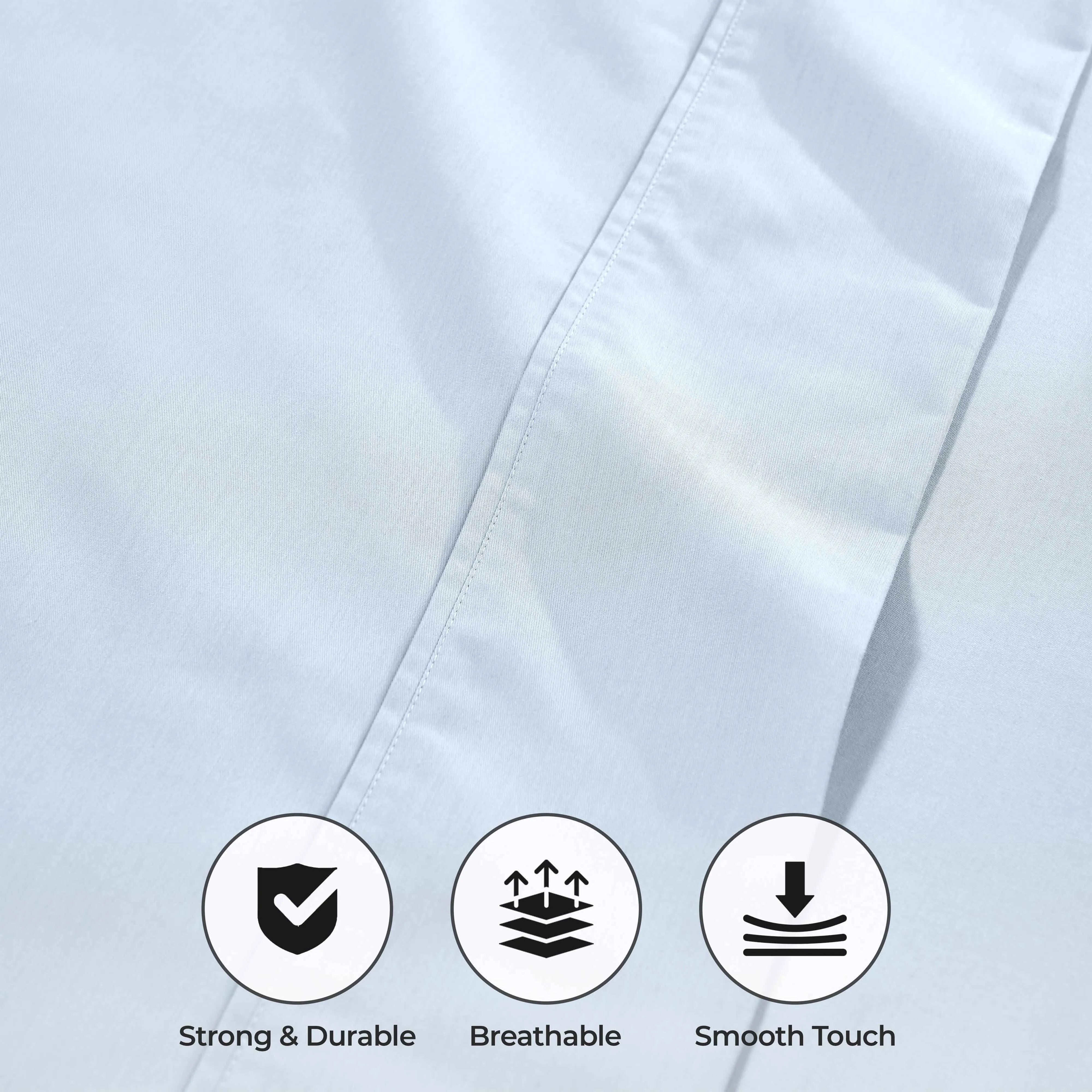 1000 Thread Count Cotton Blend Sheets - Solid Deep Pocket - Sheet Set by Superior Brand