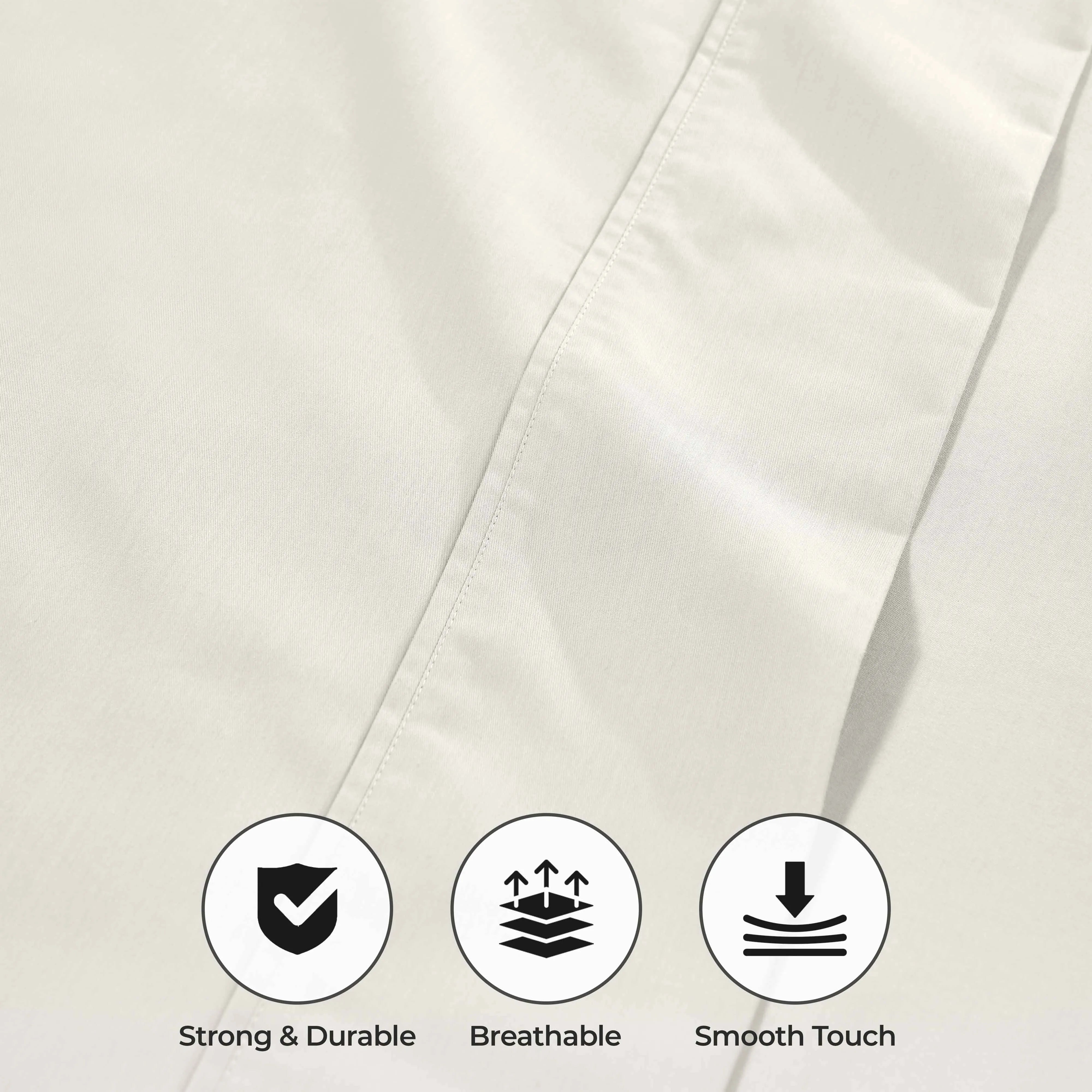 1000 Thread Count Cotton Blend Sheets - Solid Deep Pocket - Sheet Set by Superior Brand
