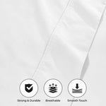 1000 Thread Count Cotton Blend Sheets - Solid Deep Pocket - Sheet Set by Superior Brand