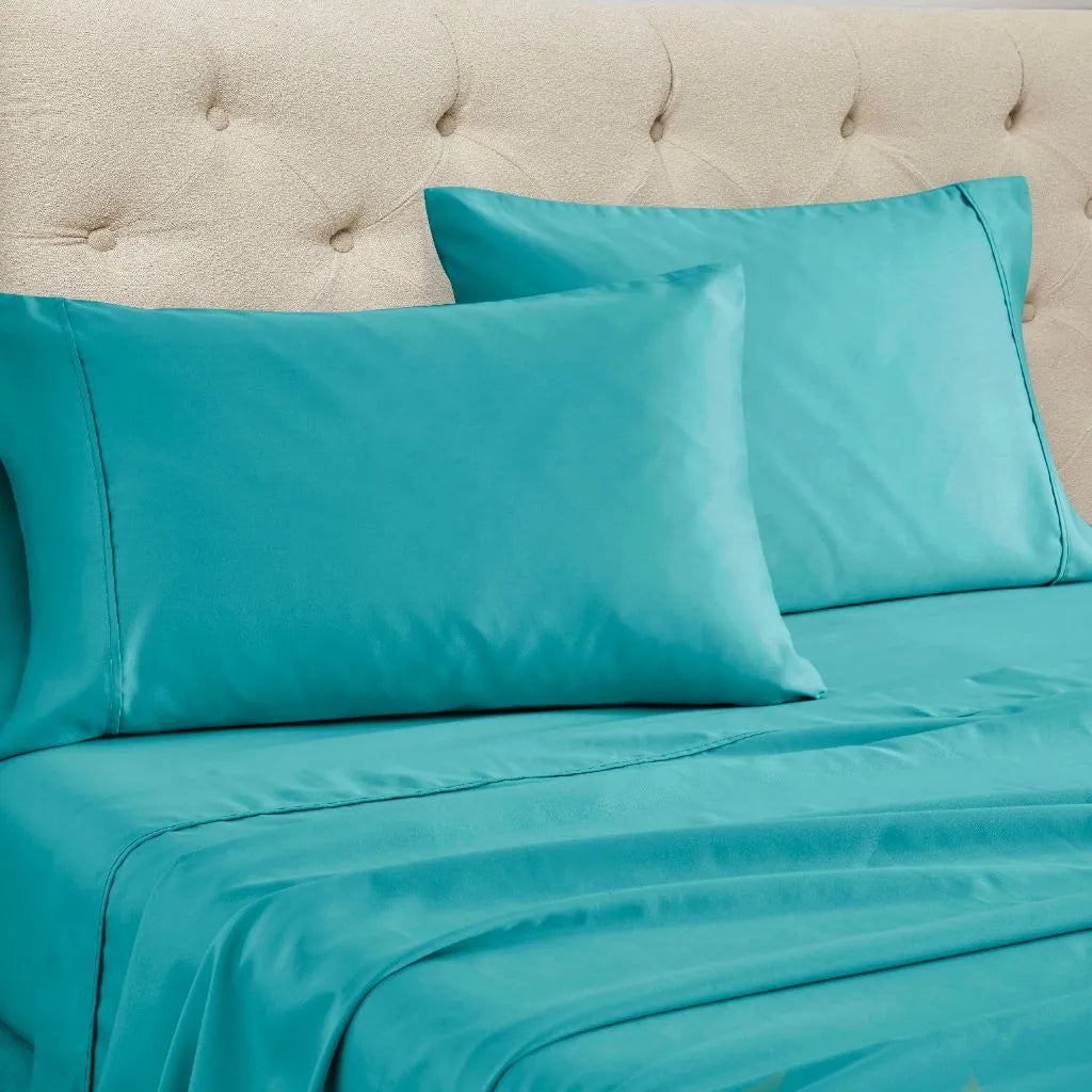 Cotton Blend 1500 Thread Count Solid Deep Pocket Sheet Set - Sheet Set by Superior Brand