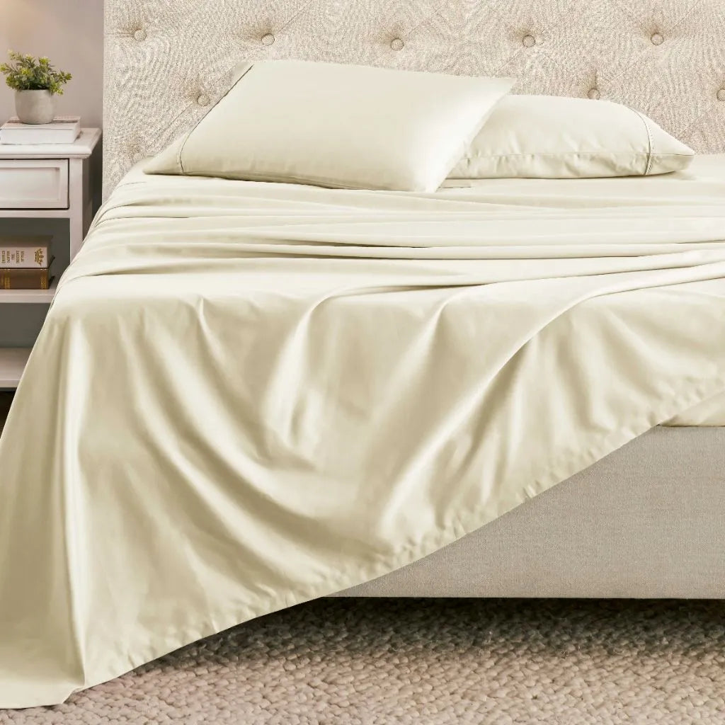 Cotton Blend 1500 Thread Count Solid Deep Pocket Sheet Set - Sheet Set by Superior Brand