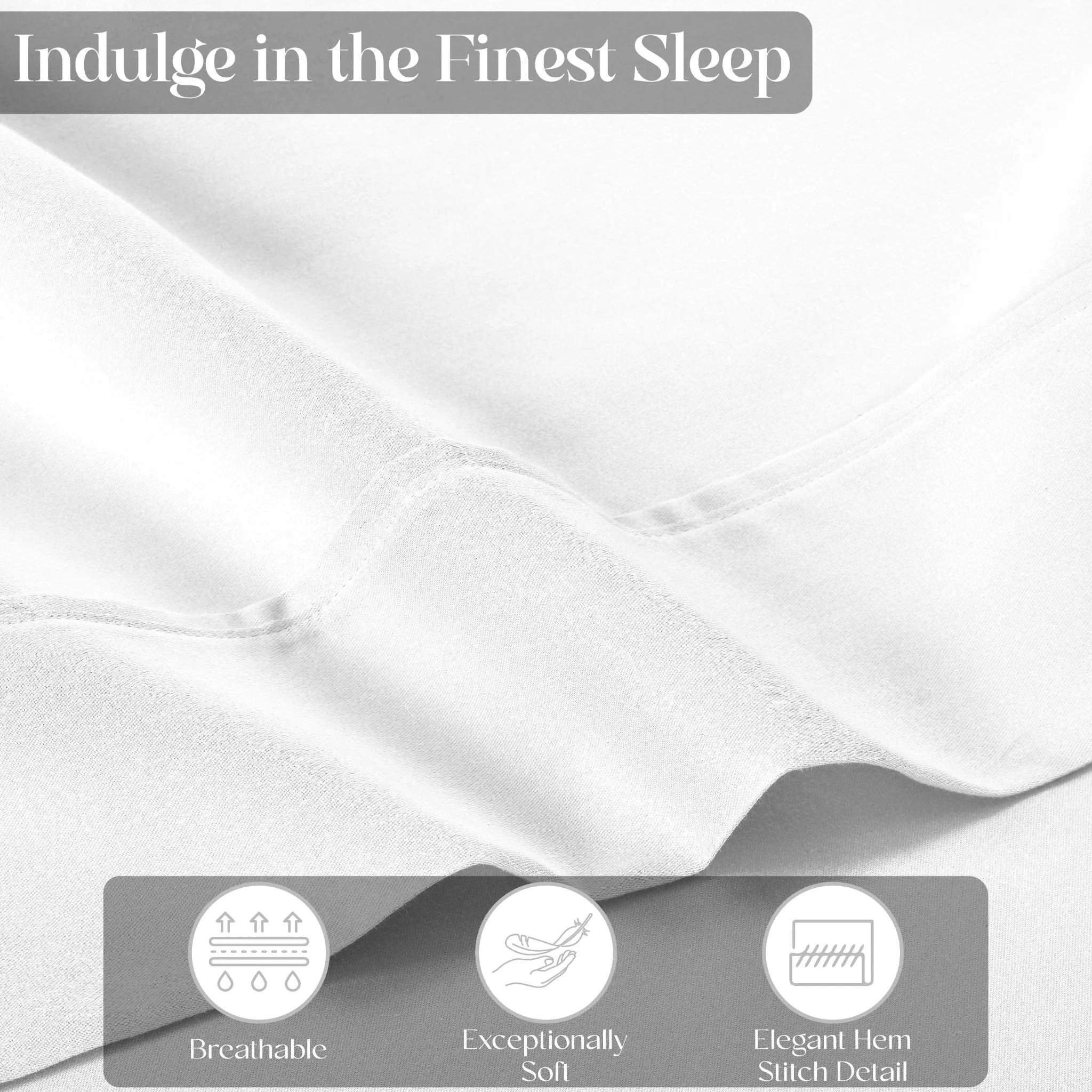 Cotton Blend 1500 Thread Count Solid Deep Pocket Sheet Set - Sheet Set by Superior Brand