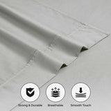 600 Thread Count Cotton Blend Bed Sheet Set Solid Deep Pocket - Sheet Set by Superior Brand