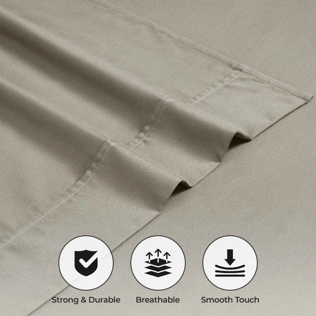 Cotton Blend 600 Thread Count Solid Pillowcase Set of 2 - Pillowcases by Superior Brand
