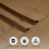 600 Thread Count Cotton Blend Bed Sheet Set Solid Deep Pocket - Sheet Set by Superior Brand