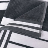 Cabana Stripe Oversized Cotton Beach Towel Set of 2, 4, or 6 Piece