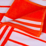 Cabana Stripe Oversized Cotton Beach Towel Set of 2, 4, or 6 Piece