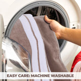 Cabana Stripe Oversized Cotton Beach Towel Set of 2, 4, or 6 Piece