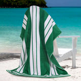 Cabana Stripe Oversized Cotton Beach Towel Set of 2, 4, or 6 Piece