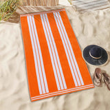 Cabana Stripe Oversized Cotton Beach Towel Set of 2, 4, or 6 Piece