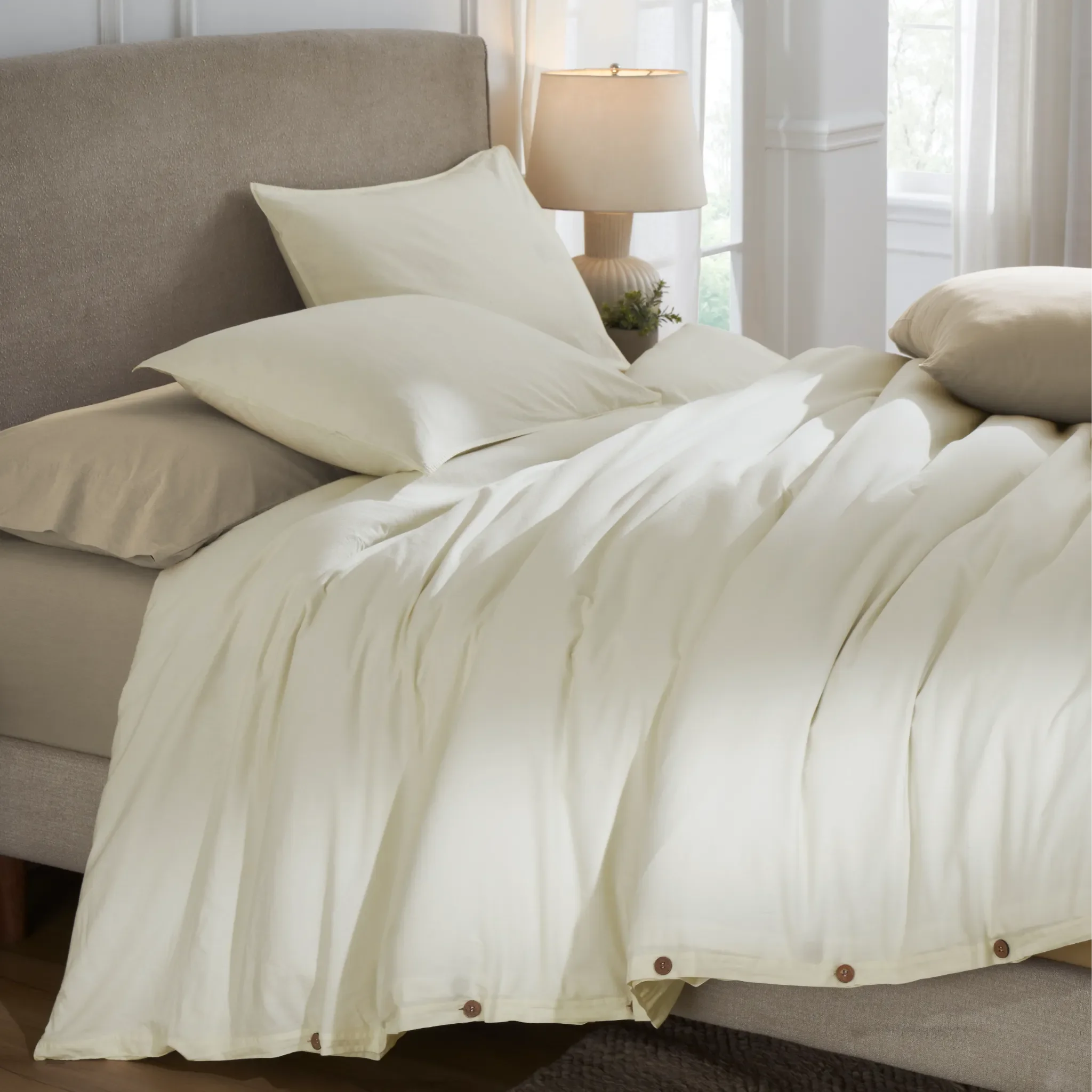 Carmen 100% Cotton Relaxed Wash Duvet Cover Set - Sheet Set by Superior Brand