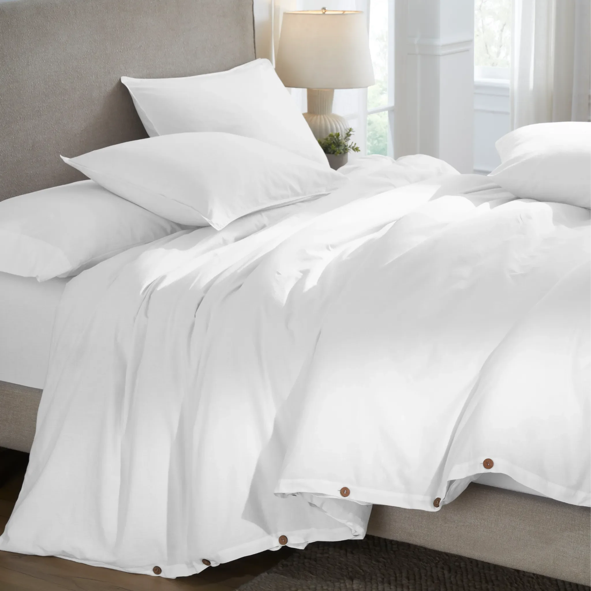 Carmen 100% Cotton Relaxed Wash Duvet Cover Set - Sheet Set by Superior Brand