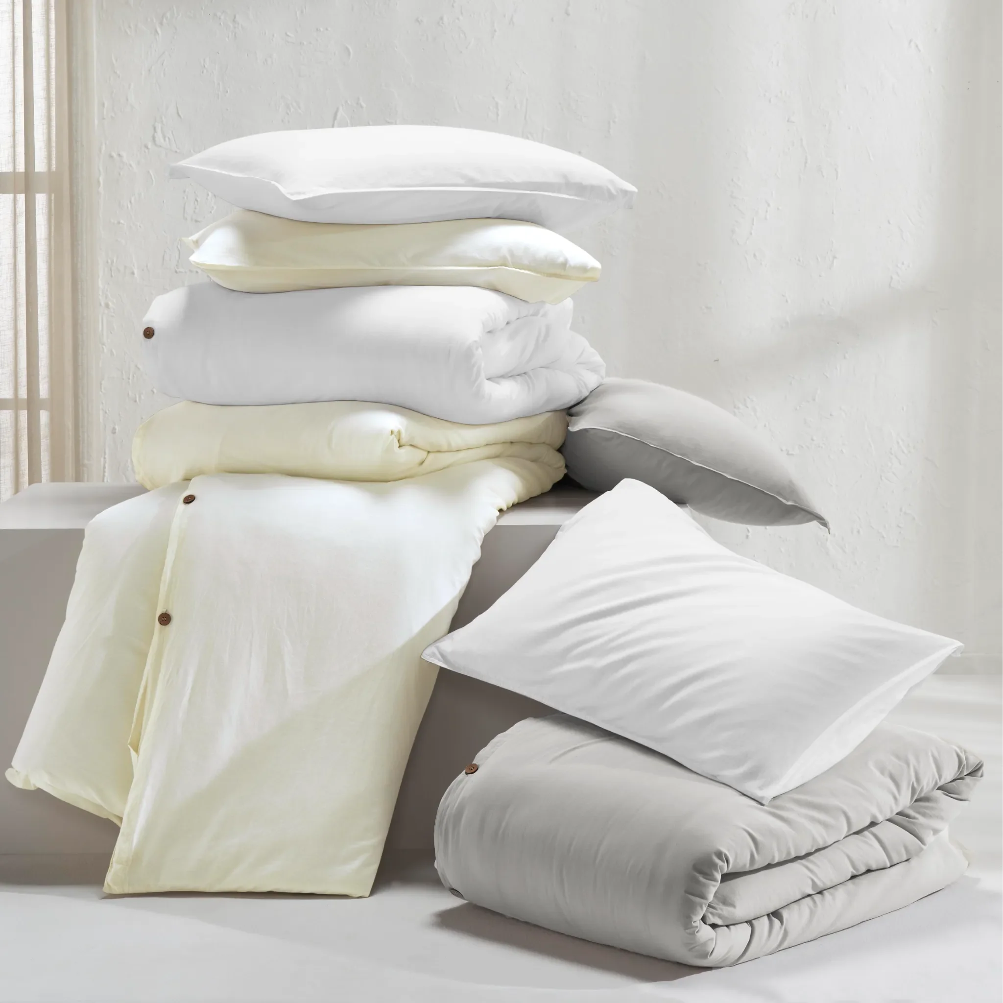 Carmen 100% Cotton Relaxed Wash Duvet Cover Set - Sheet Set by Superior Brand