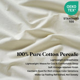 Carmen 100% Cotton Relaxed Wash Pillowcase Set - Sheet Set by Superior Brand