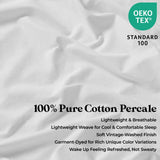 Carmen 100% Cotton Relaxed Wash Pillowcase Set - Sheet Set by Superior Brand