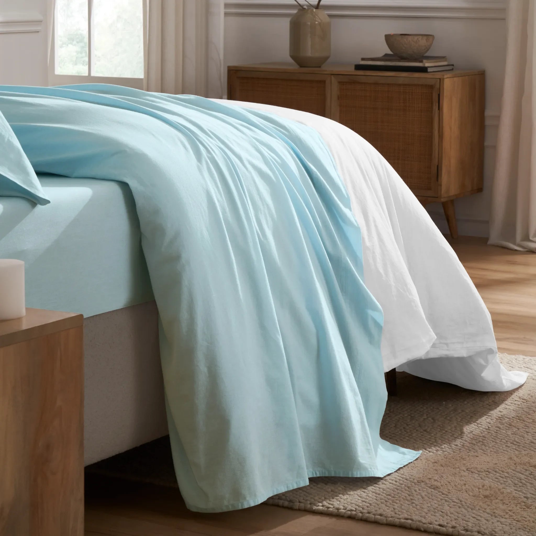 Carmen 100% Cotton Relaxed Wash Deep Pocket Bed Sheet Set - Sheet Set by Superior Brand