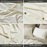 Carmen 100% Cotton Relaxed Wash Duvet Cover Set - Sheet Set by Superior Brand