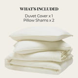 Carmen 100% Cotton Relaxed Wash Duvet Cover Set - Sheet Set by Superior Brand