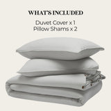 Carmen 100% Cotton Relaxed Wash Duvet Cover Set - Sheet Set by Superior Brand